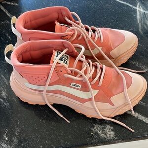 Vans Women's Pink High-Top Sneakers